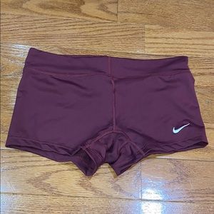 NWOT burgundy red Nike shorts